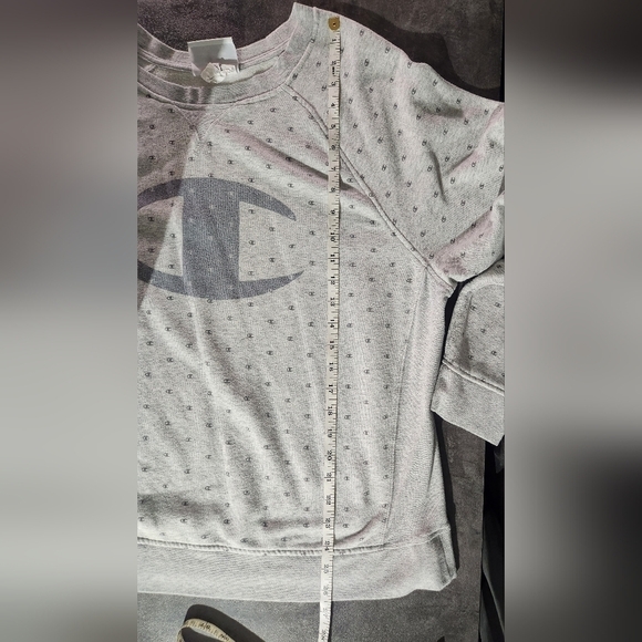 Champion Gray Pullover Crew Neck Sweater - Picture 10 of 11